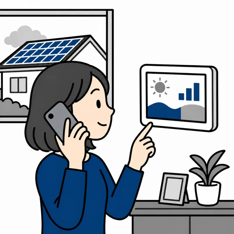 電話をかける人のイラスト